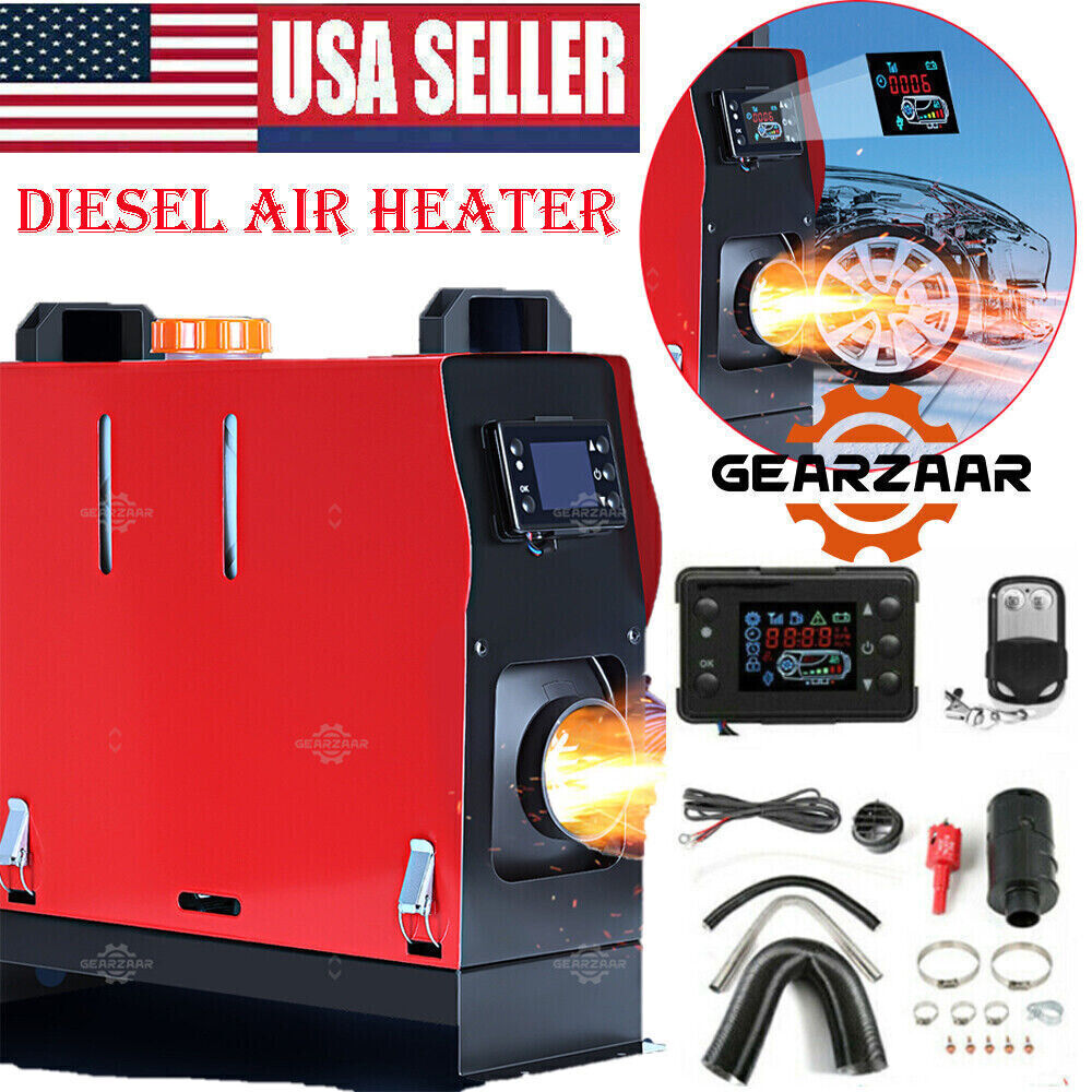 Diesel Air Heater 8KW 12V All In One LCD Thermostat Boat Motorhome Truck Trailer