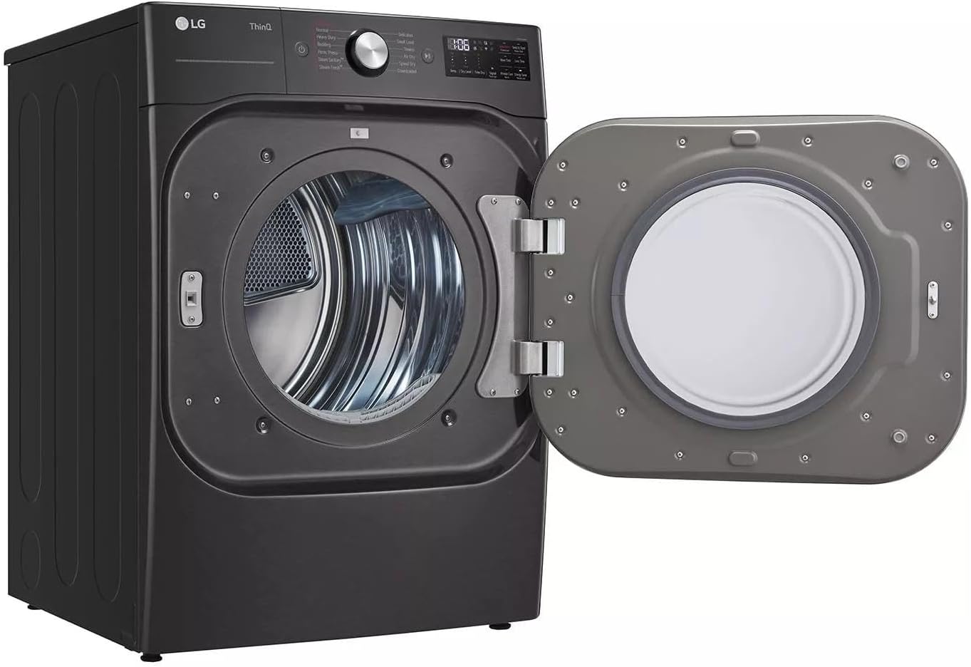 9.0 cu. ft. Mega Capacity Smart wi-fi Enabled Front Load Gas Dryer with TurboSteam™ and Built-In Intelligence