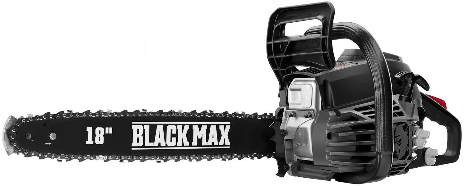 Black Max 18-inch GAS Chainsaw 38cc 2-Cycle Engine BM3818