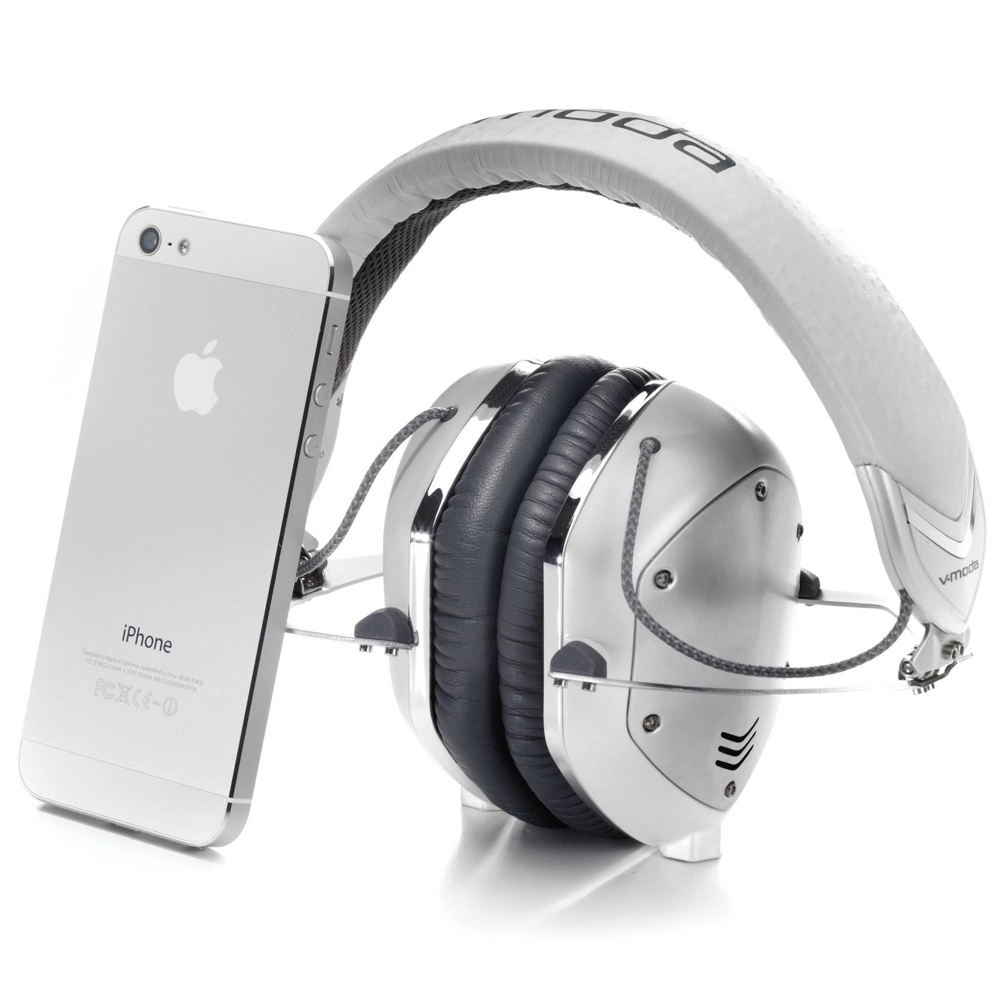 V-MODA Crossfade M-100 Over-Ear Headphones (White Silver)