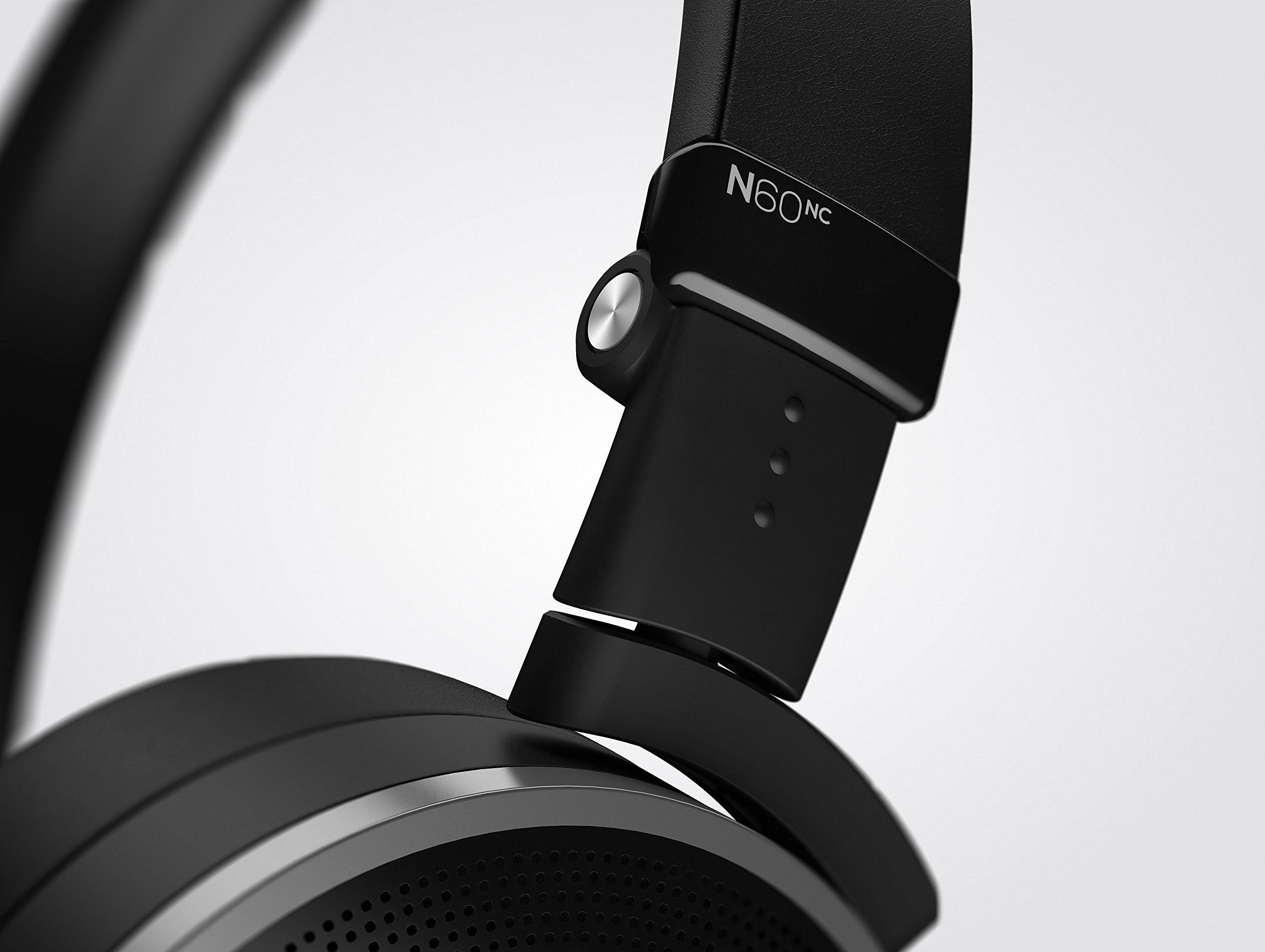 AKG N60NC Noise-Canceling On-Ear Headphones (Black)