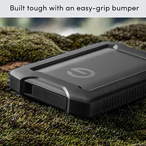 SanDisk Professional 4TB G-DRIVE ArmorATD - Rugged, Durable Portable External Hard Drive HDD, USB-C, USB 3.2 Gen 1 - SDPH81G-004T-GBAND