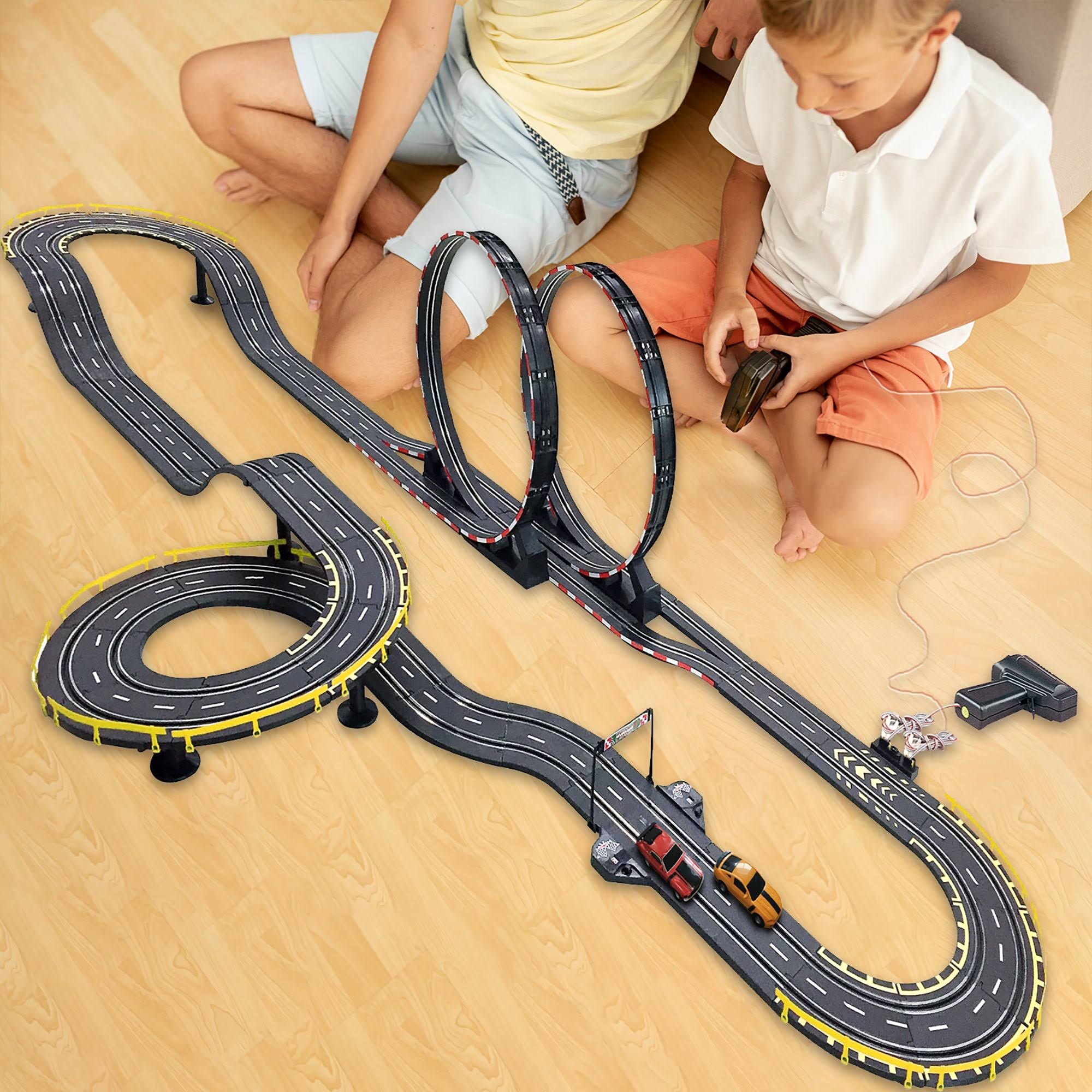 Metro Chase Road Racing Slot Car Set - Electric Powered