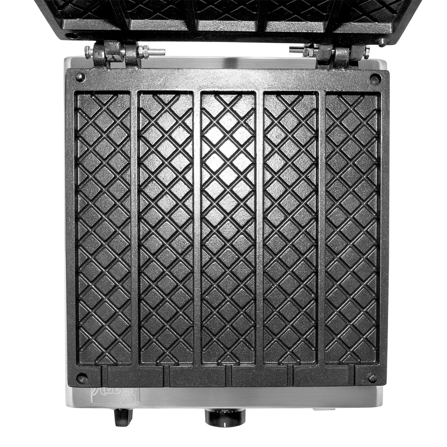 ALDKitchen Waffle Stick Maker | 5 Flat Waffles | Checkered Pattern | Nonstick | Stainless Steel | 110V