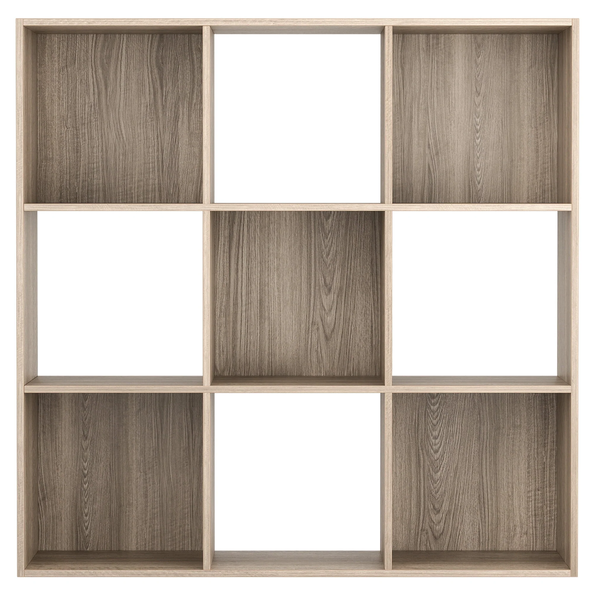 ZENY 9 Cubes Wooden Cube Organizer Bookcase Cubecials Cabinet Storage (Black)