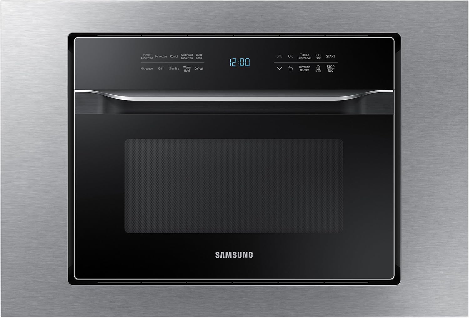 SAMSUNG 30" Microwave Trim Kit for 1.2 Cu. Ft. Counter Top Convection Microwave (MC12J8035CT) for Seamless Built-In Look, MA-TK3080CT, Stainless Steel