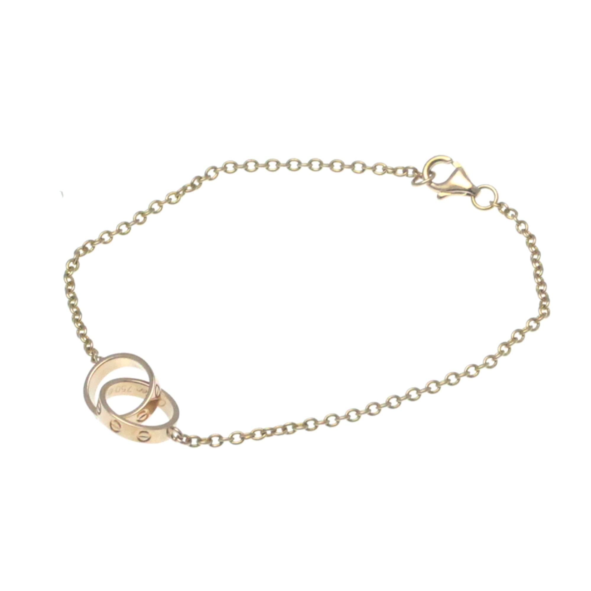 Pre-Owned Cartier Baby Love Bracelet Pink Gold (18K) No Stone Charm Bracelet Pink Gold (Good)