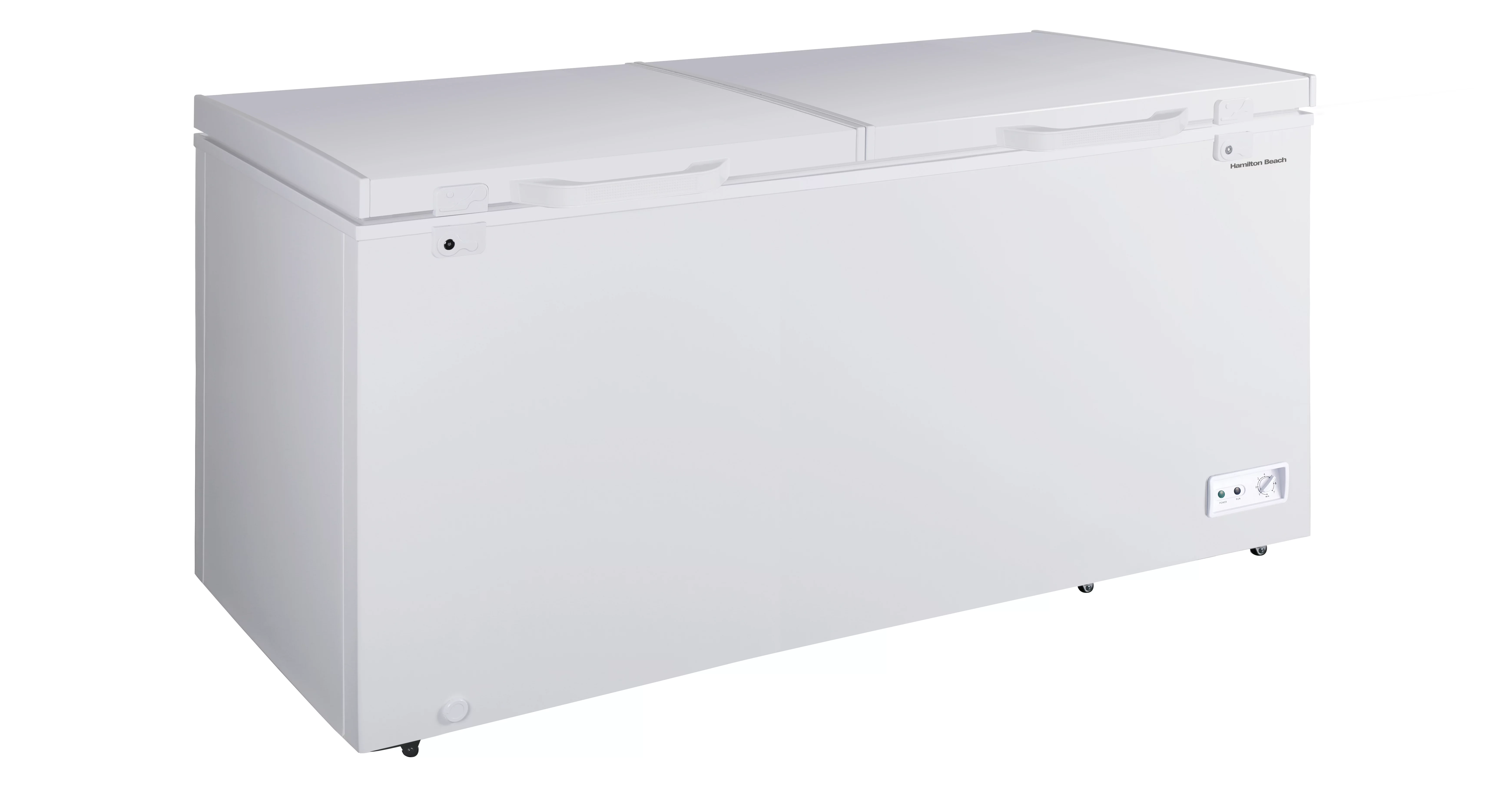 Hamilton Beach 17 Cu. ft. Chest Freezer, Double Door,White