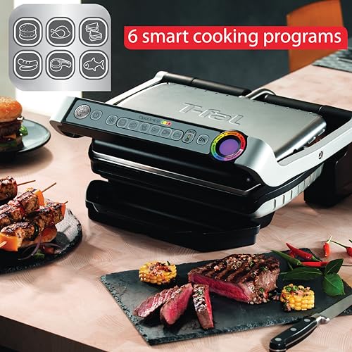 T-fal OptiGrill Stainless Steel Electric Grill