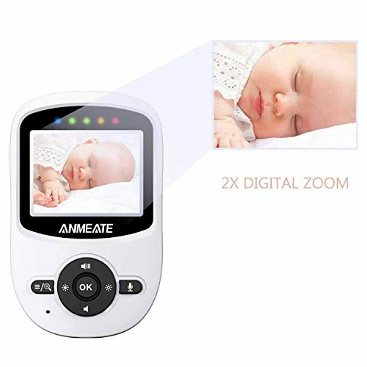 Video Baby Monitor with Digital Camera, Anmeate Digital 2.4GHz Wireless Video Mo