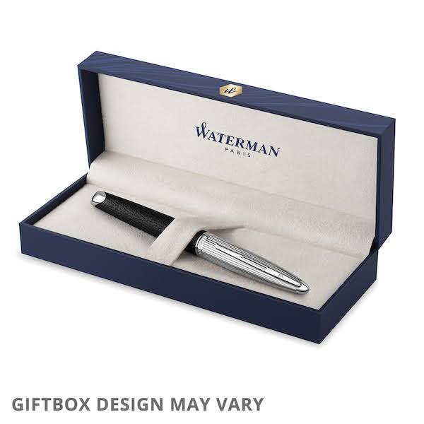 Waterman Carene Ballpoint Pen Special Edition Black Leather