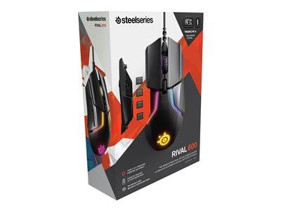 SteelSeries Rival 600 Dual Optical Sensor RGB Gaming Mouse - Black