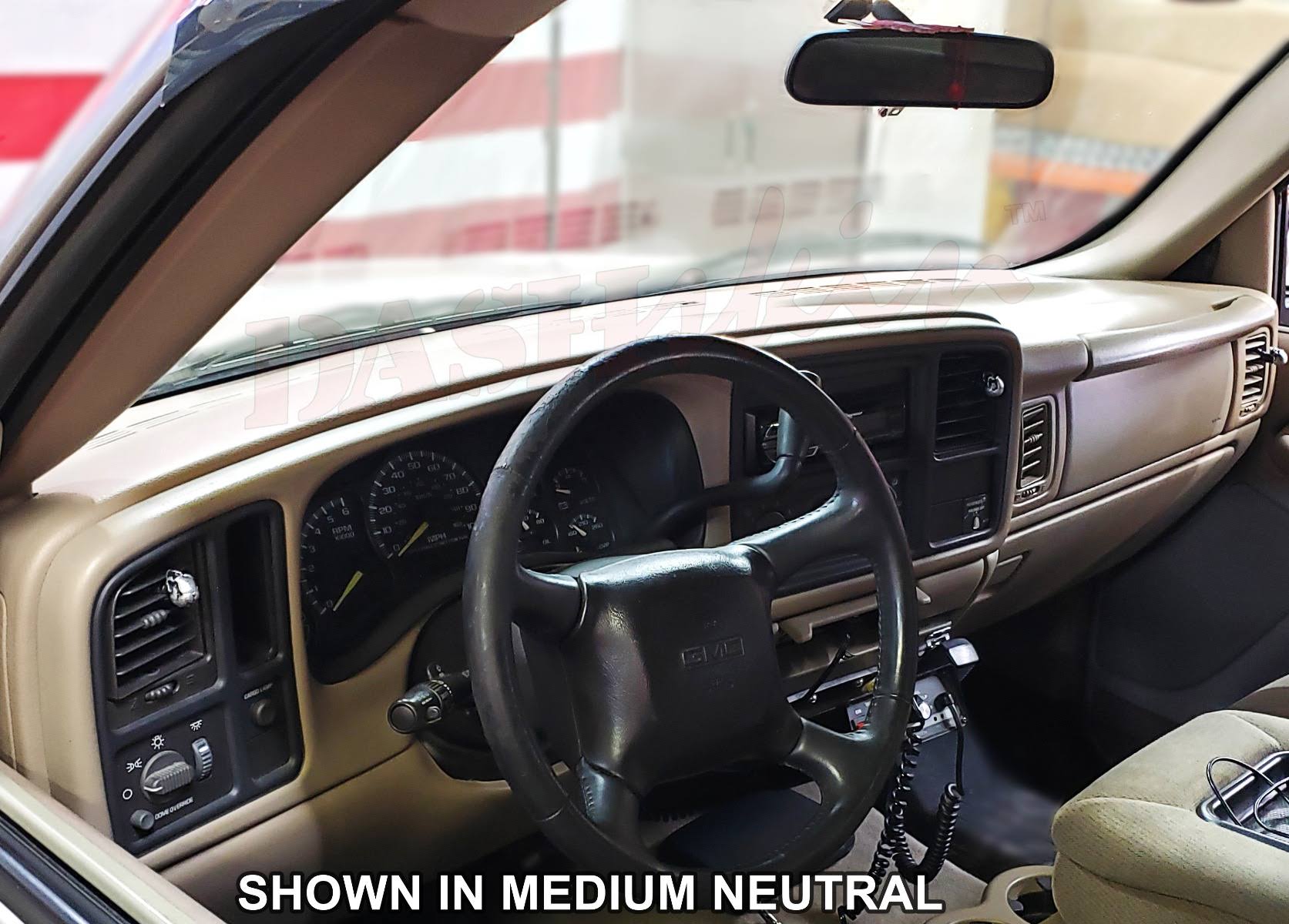 Dashskin Molded Dash Cover Compatible with 00-06 GM SUVs (Exc Escalade) and 99-06 Pickups in Light Pewter Grey (USA Made)
