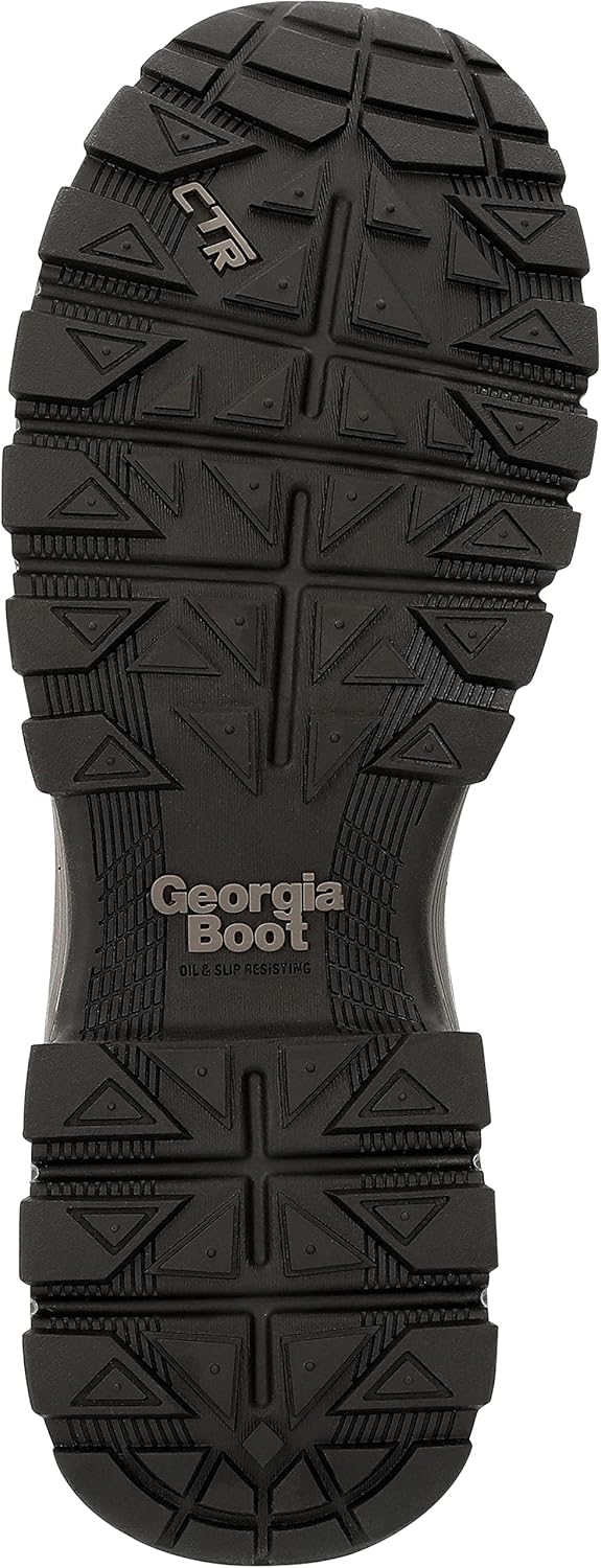 Georgia Boot Eagle Trail Waterproof Alloy Toe Chelsea Work Boot Size 8.5(M)