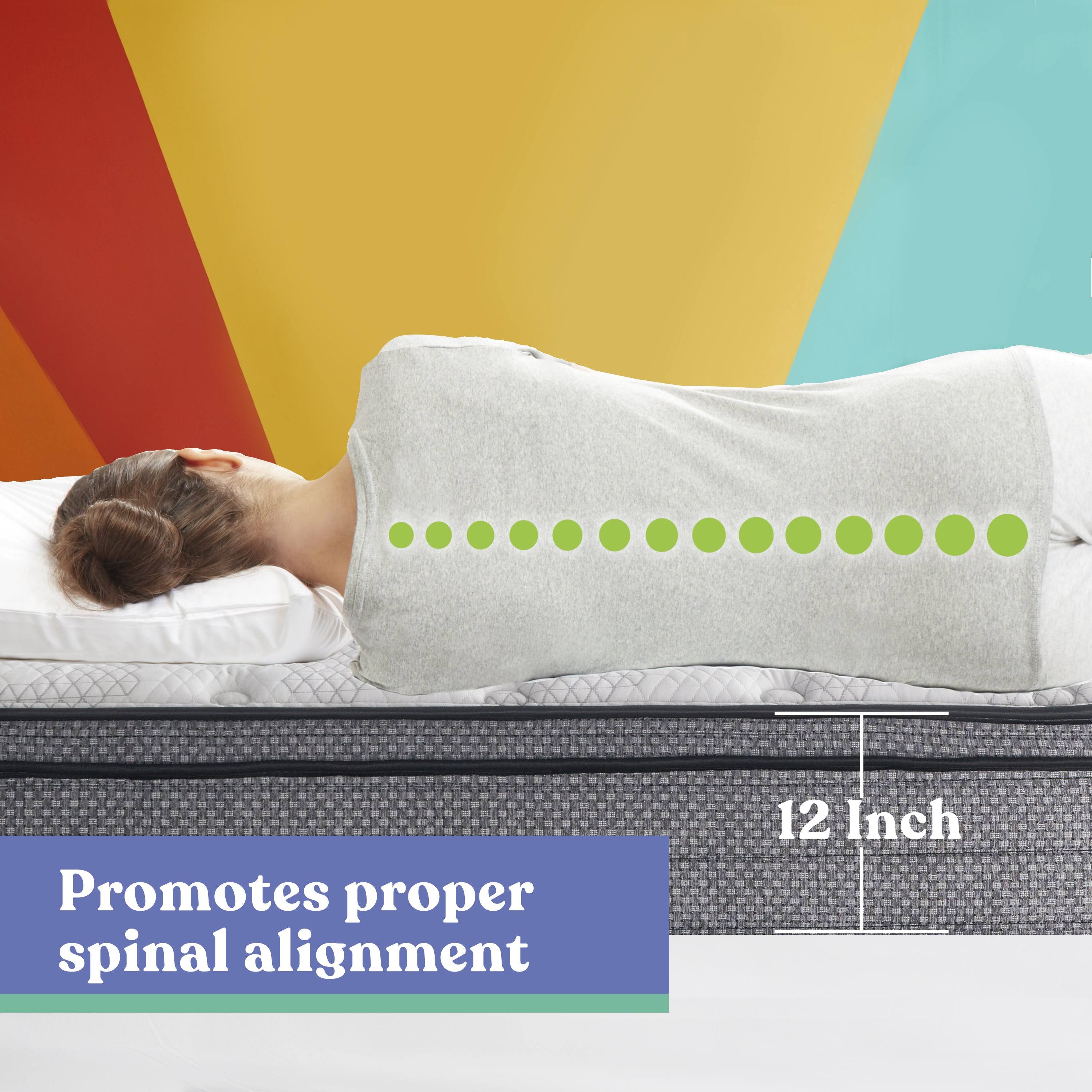 Early Bird Fusion 12 inch Hybrid Mattress, King, Supportive Memory Foam Comfort