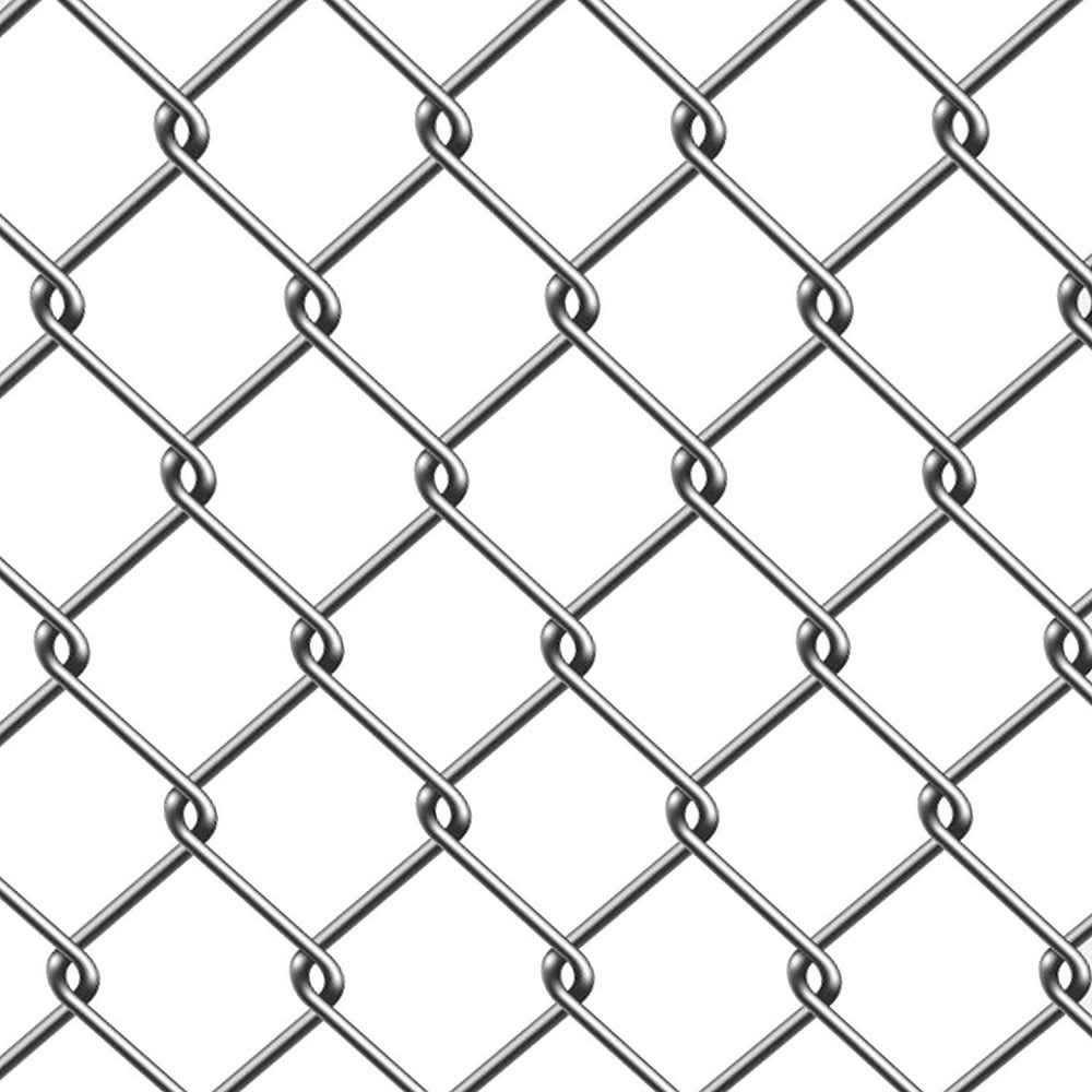 Aleko Galvanized Steel 6 x 50 Feet Chain Link Fence Fabric 12.5-AW Gauge CLF125G6X50-AP - Shop Hardware Tools Online Store