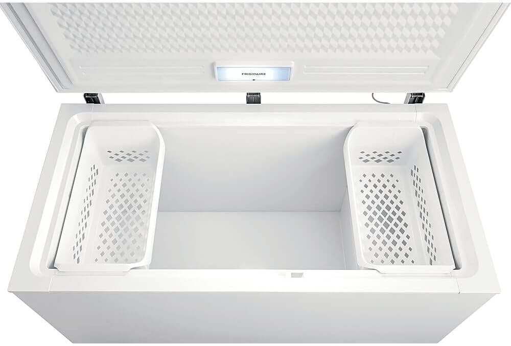 Frigidaire FFCL1542AW 56" Freestanding Chest Freezer with 14.8 cu. ft. Capacity, Manual Defrost, in White