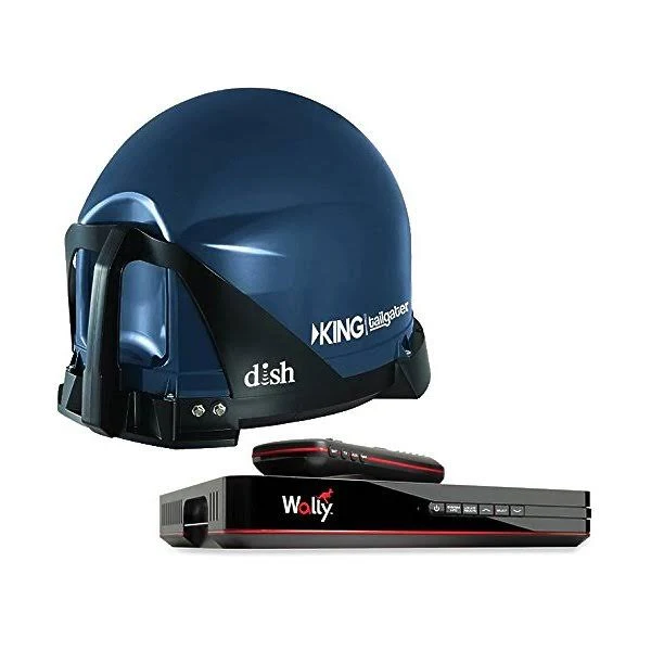 King Dish Vq4450 Tailgater Bundle - Portable Satellite TV Antenna