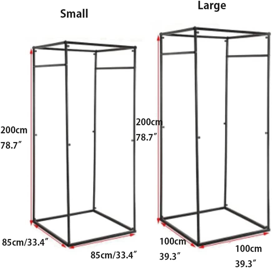 Clothing Store Fitting Room Privacy Tent Floor-Standing Mobile Dressing Room Movable Square Changing Room for Shopping Malls