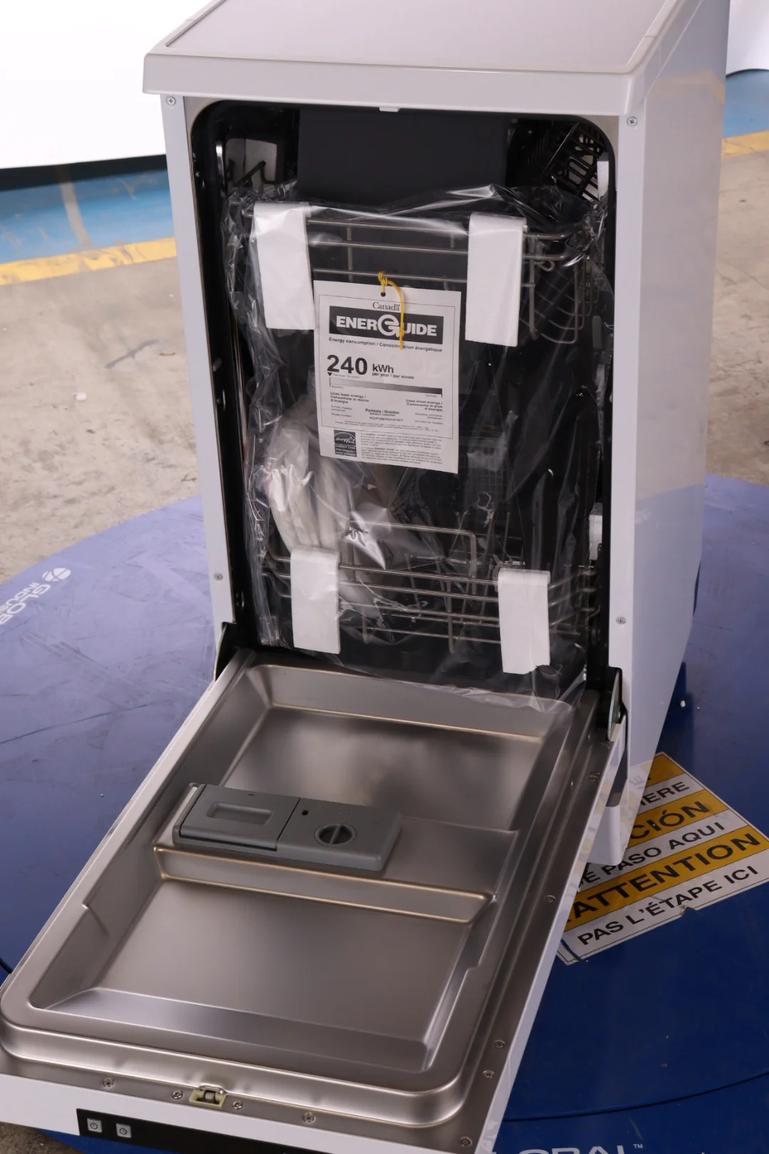 MIDEA 18 IN WHITE PORTABLE DISHWASHER - MDP18B10AWWC