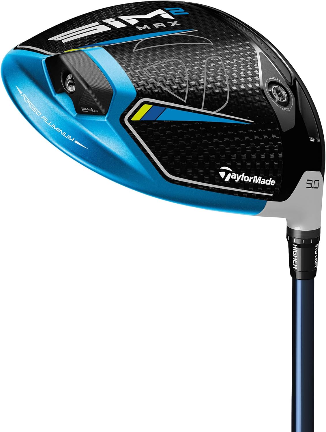 TAYLORMADE SIM2MAX Driver [Catalog Genuine Shaft Mounted Model] TENSEIBLUETM 50 Carbon Shaft Men's Golf Club Left Loft Angle: 10.5° W #1 Flex: SR