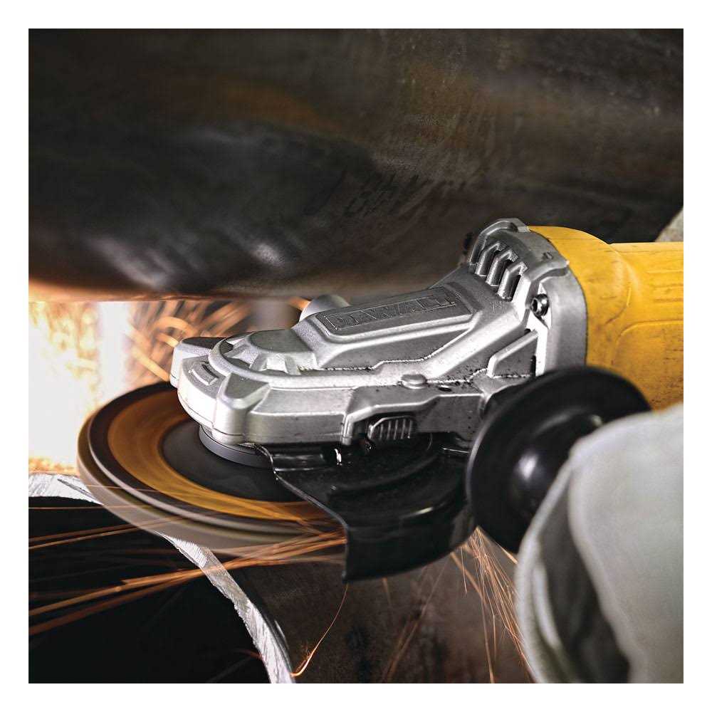 Dewalt DWE4120FN 4-1/2 in 5 in Flathead Paddle Switch Small Angle Grinder with No Lock-On - Shop Hardware Tools Online Store