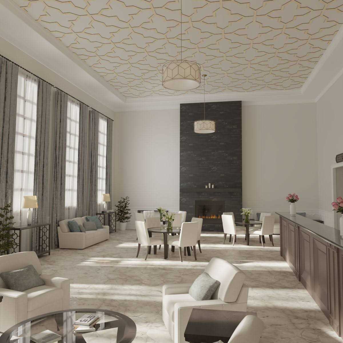 Laird Decorative Fretwork Wood Ceiling Panels