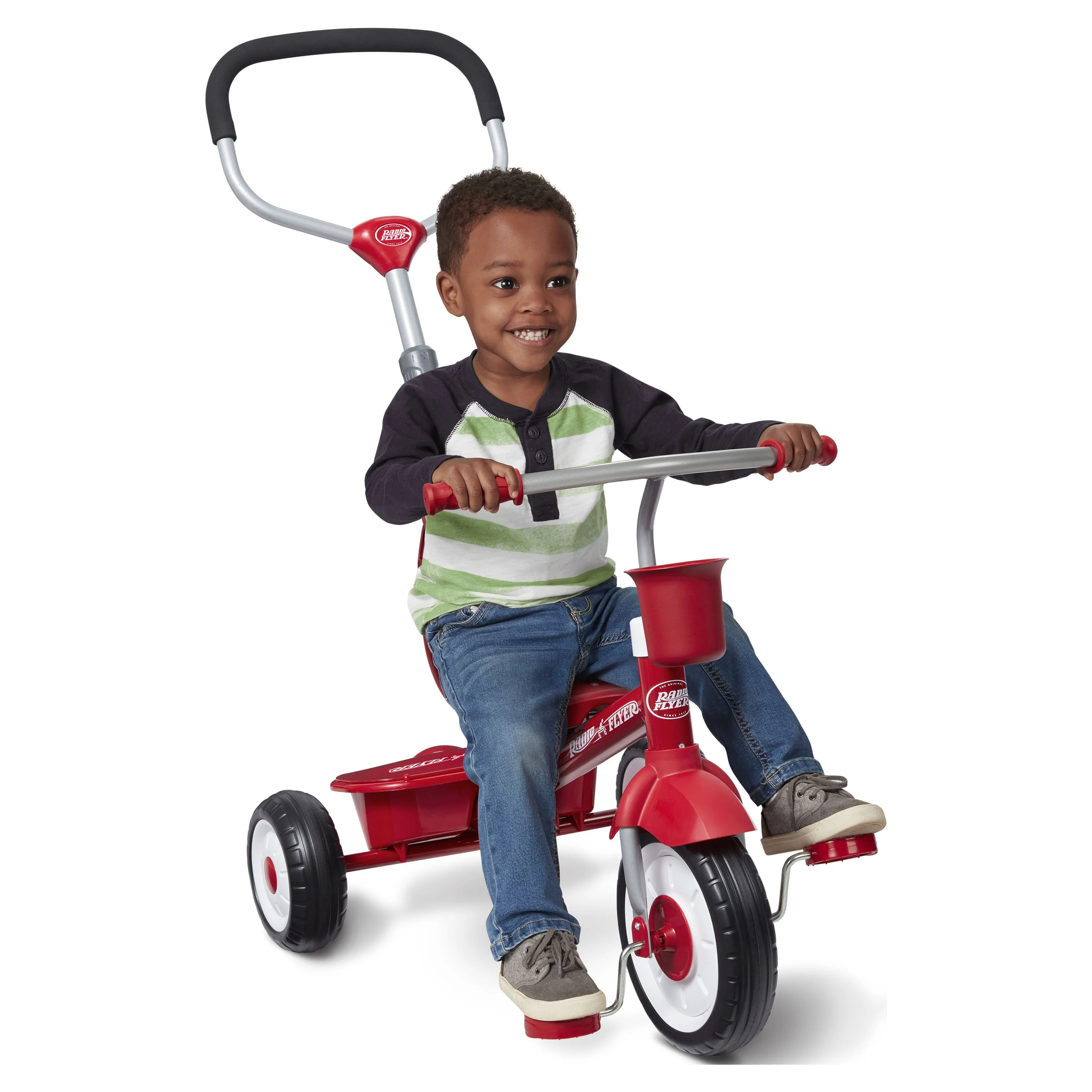 Radio Flyer, 4-in-1 Stroll 'n Trike, Grows with Child, Red