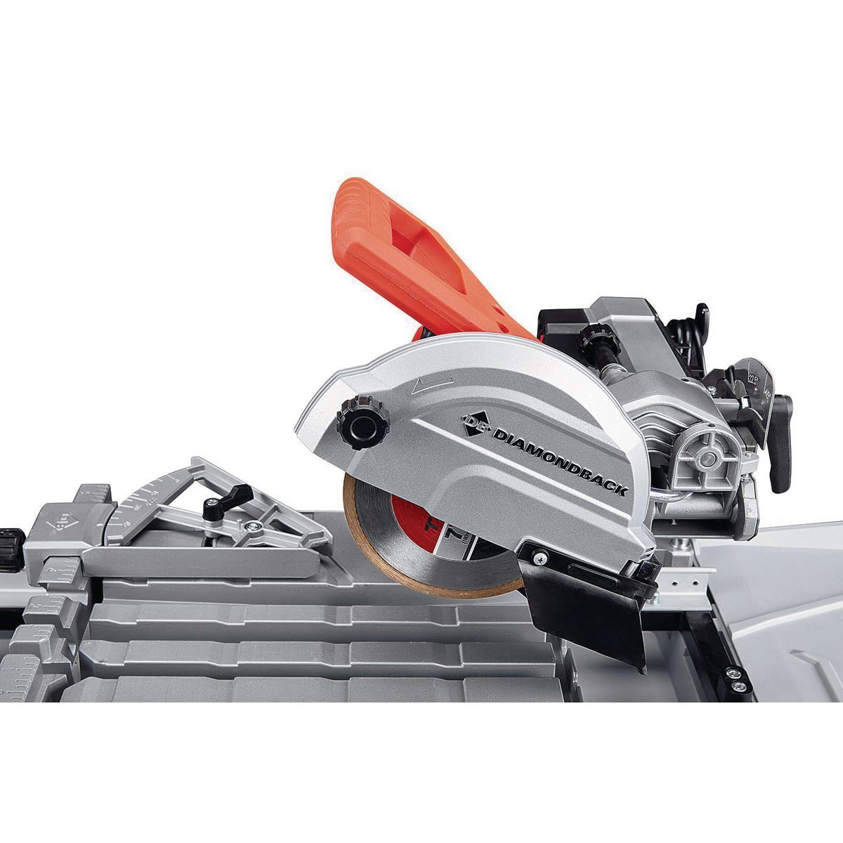 DIAMONDBACK 10 Amp, 7 in. Wet Tile Saw with Sliding Table