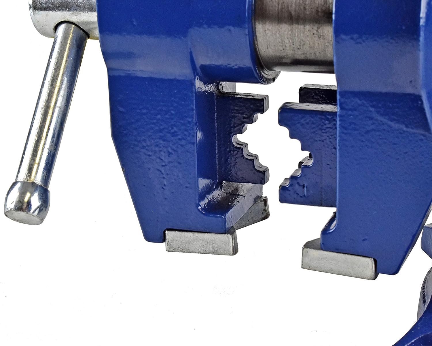 Yost Vises 5" Heavy-Duty Bench Vise, Double Swivel Rotating Vise: Head Rotates 360&deg; Vertically, Body Rotates 360&deg; Horizontally In The Locking Swivel Base, (Model 750-E; 1-Pack)