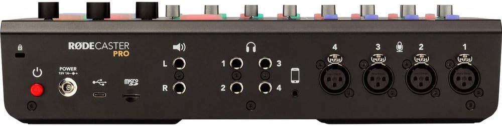 Rode RODECaster Pro Podcast Production Studio Bundle with 2x Podcast Microphone, 32GB Memory Card & 2x XLR Cable
