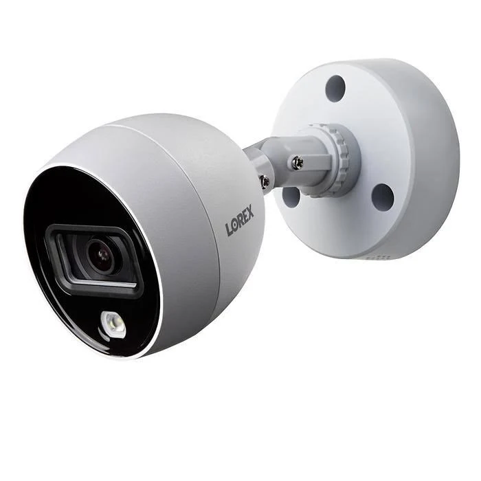Lorex 4K Ultra HD 8-Channel DVR Security System with 6 4K Active Deterrence Cameras with Color Night Vision - Smart Motion Detec