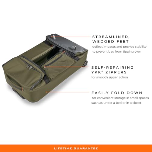 Briggs & Riley Travel Duffel Bag - Weekender & Overnight Luggage for Women & Men, Softside Bag - ZDX Collection
