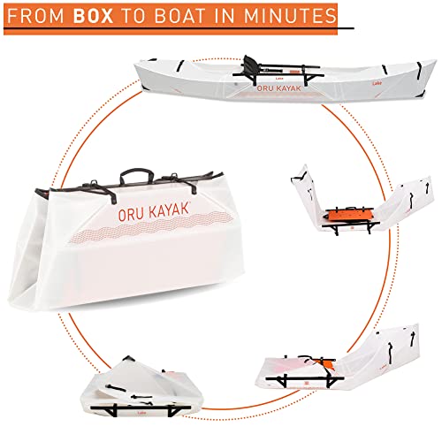 Oru Kayak Foldable Kayak Lake Sport | Lightweight, Portable & Stable - Lake and River Kayaks - Beginner, Intermediate
