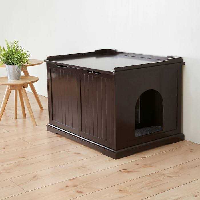 TRIXIE Wooden Pet House XL and Litter Box - Pet Supplies online store