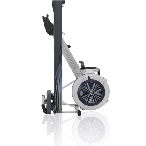 Concept2 RowErg Model D Indoor Rowing Machine with PM5 Monitor, Device Holder, Adjustable Air Resistance, Easy Storage (Gray)