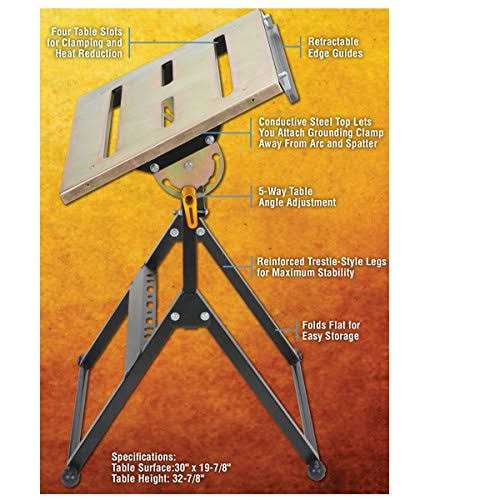 Chicago Electric Adjustable Steel Welding Table - Shop Hardware Tools Online Store