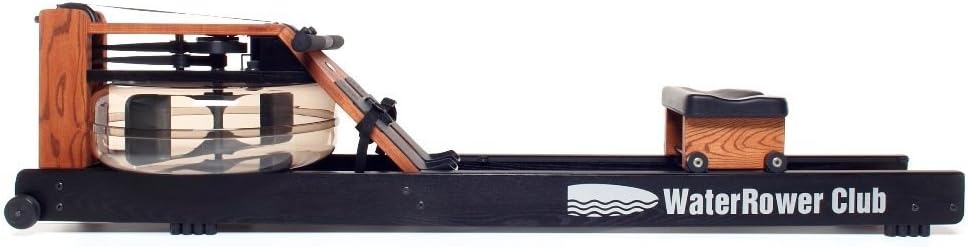 WaterRower Club Rowing Machine with S4 Monitor | USA Made | Original Handcrafted Erg Machine for Home Use & Gym | Best Warranty