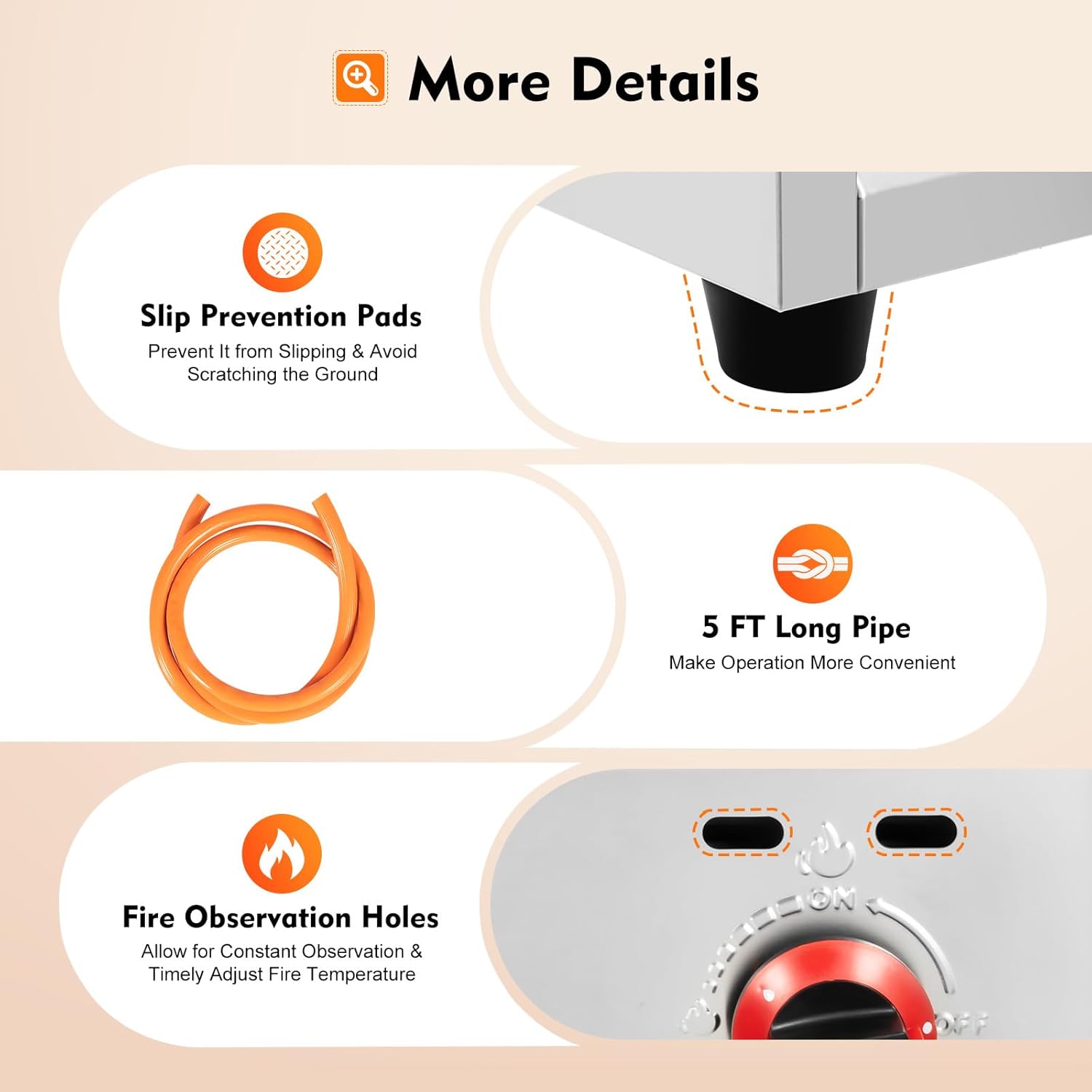 Professional Deep Fryer, 6L * 2 Liquid Propane or Natural Gas Countertop Kitchen Fryer Countertop Gas Fryer Fryer Kitchen Countertop Gas Fryer Deep Fryer Combined Fryer with 2 PCS Basket Set