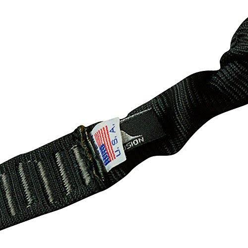Fusion Tactical 6ft 72x22x1x22 Internal Elastic Bungee Military Police Personal Retention Helo Lanyard with Snap Hook Shackle 23