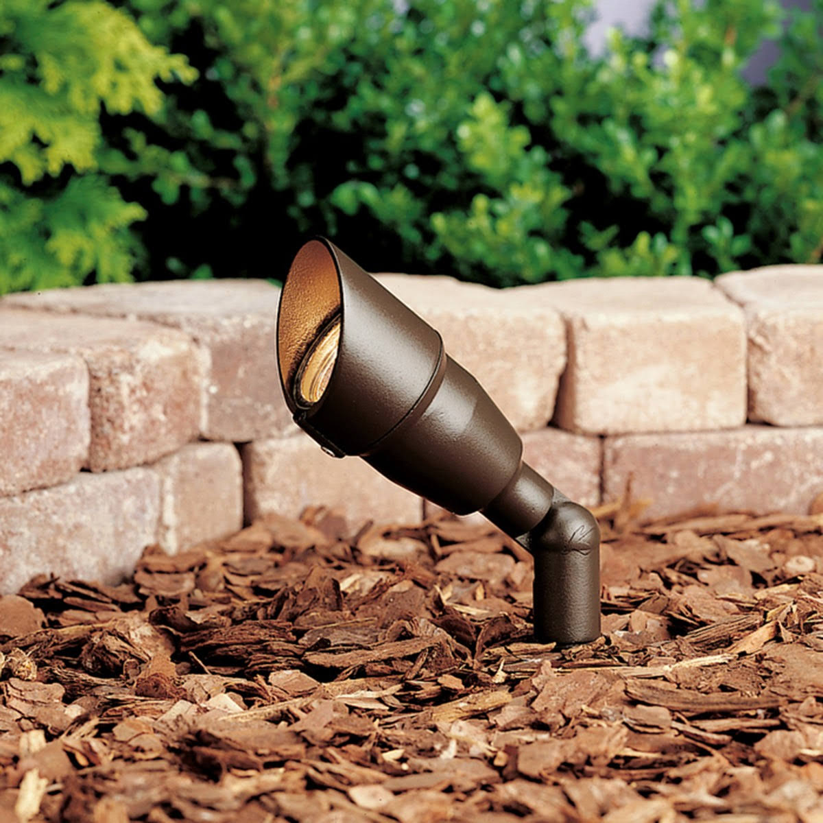 Kichler 15374AZT Accent 1-Light 12V, Textured Architectural Bronze