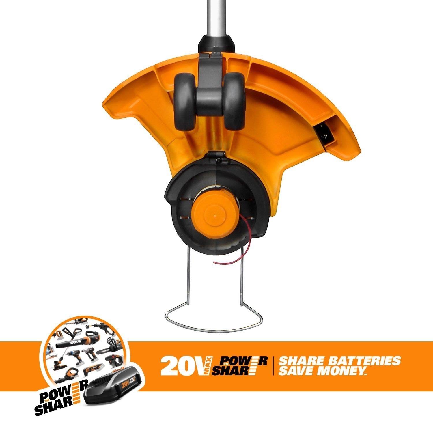 Worx WG160.9 20V Cordless Lithium Grass Trimmer/Edger and Mini Mower Tool