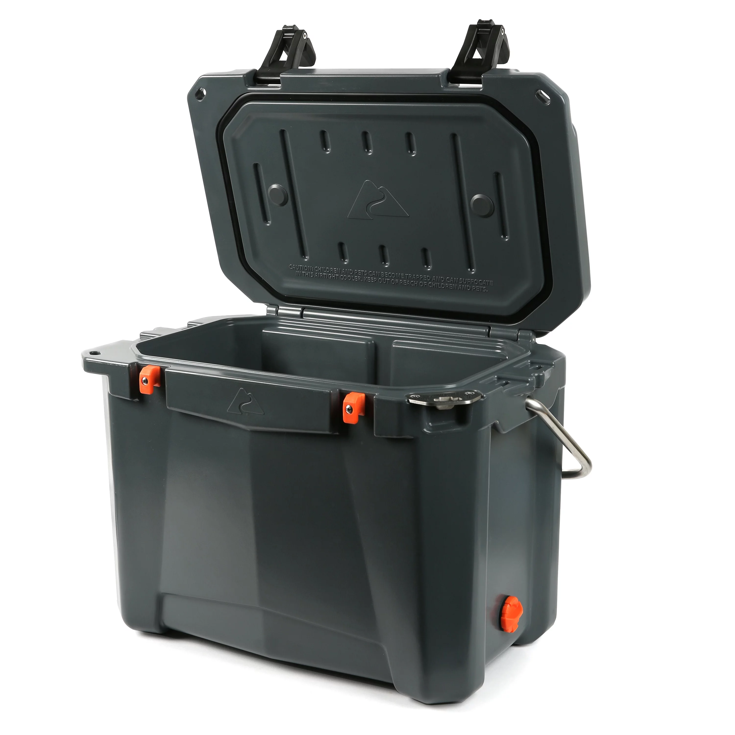 Ozark Trail 26 Quart High Performance Roto-Molded Cooler with Microban®, Gray