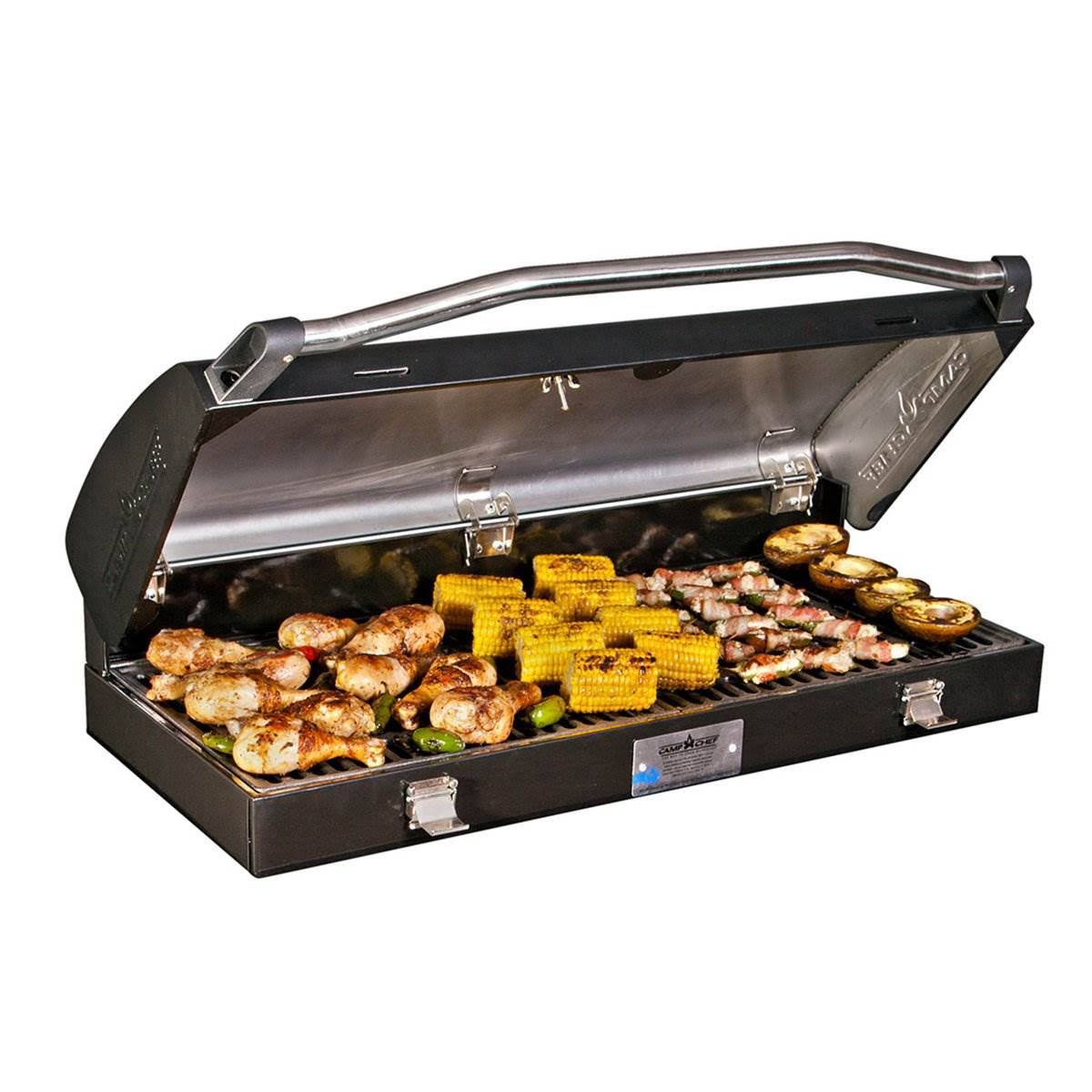 Camp Chef Professional Barbecue Super Grill Box for 2-Burner Stoves