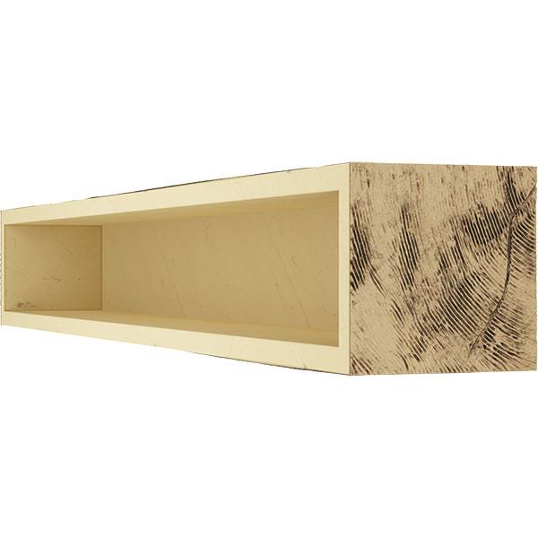 Ekena Millwork MANURW06X08X60NG 6x22H x 8x22D x 60x22W Riverwood Faux Wood Fireplace Mantel, Natural Golden Oak
