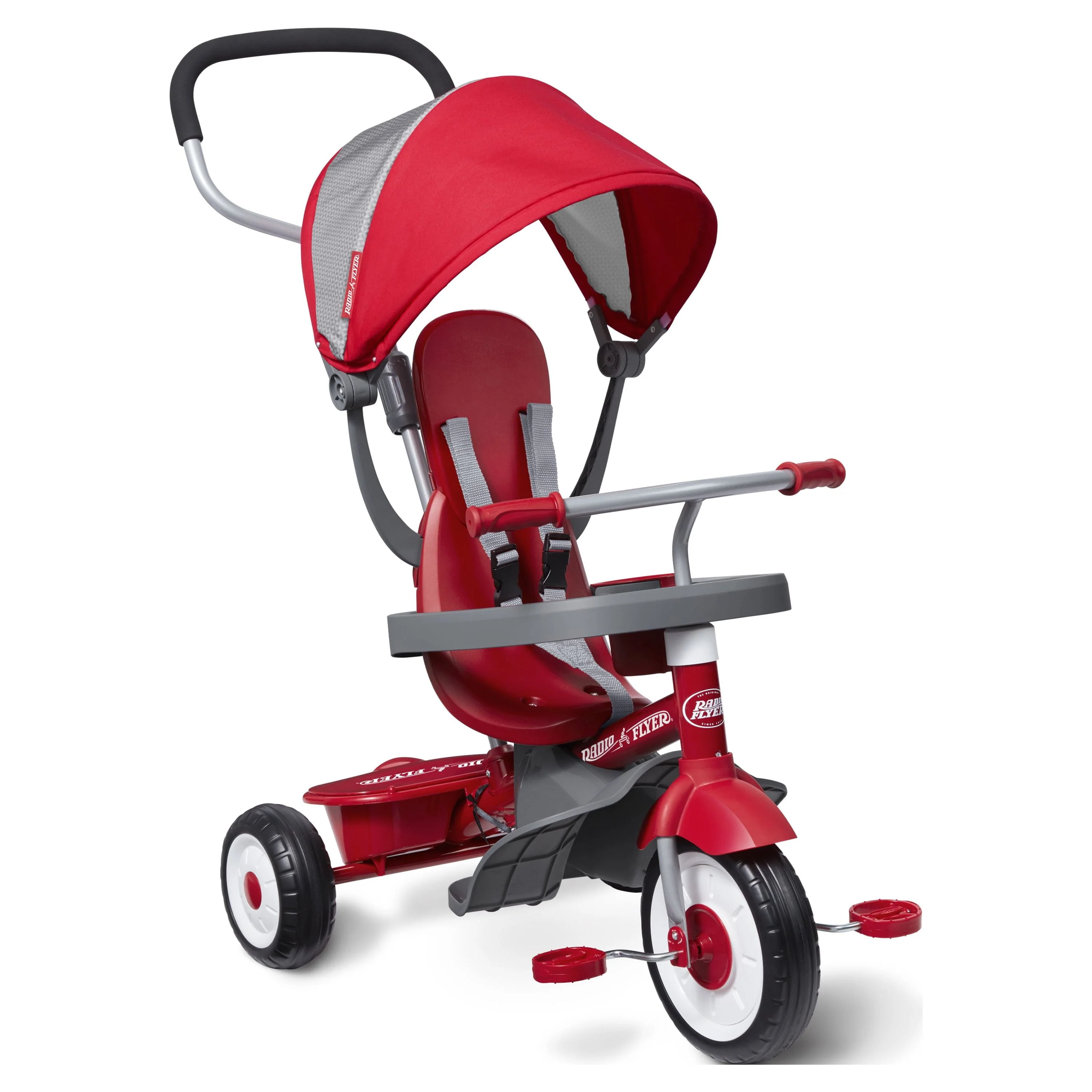 Radio Flyer, 4-in-1 Stroll 'n Trike, Grows with Child, Red