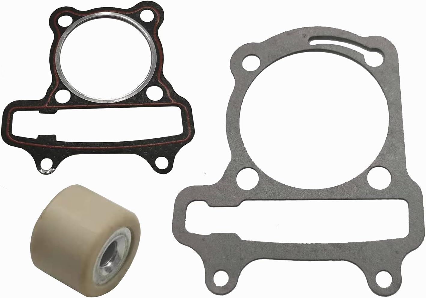 Aniro Moto Scooter 150cc GY6 Engine Rebuild Kit Cylinder Kit Cylinder Head Chinese Scooter 157QMJ head Pack of 2