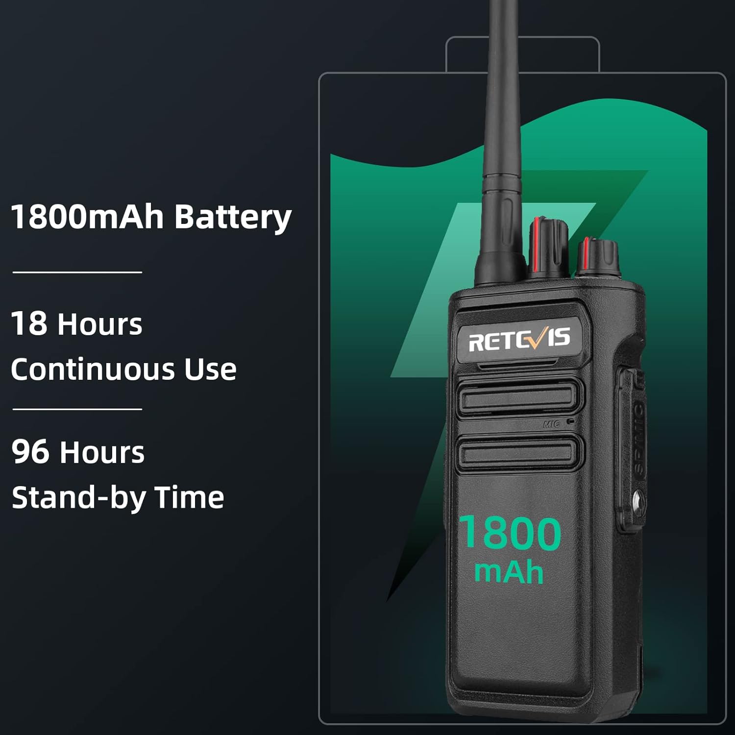 Retevis RB23 Waterproof Walkie Talkies with Earpiece,GMRS Two Way Radio Long Range,with 6 Way Multi Gang Charger,Heavy Duty Walkie Talkie for Business (6 Pack)