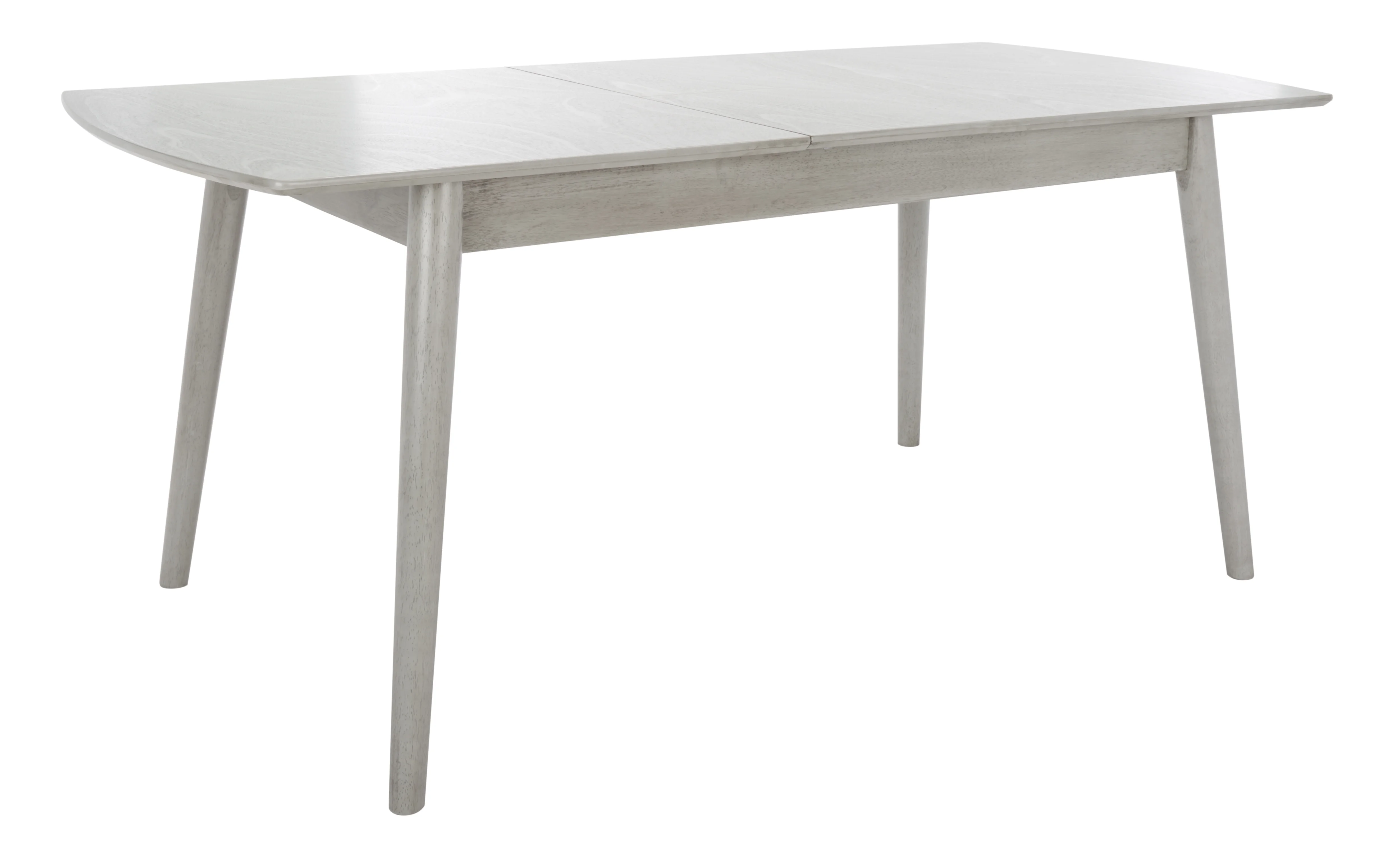 SAFAVIEH Kay Transitional Extension Dining Table, Grey (70.9 in. W x 31.5 in. D x 29.1 in. H)