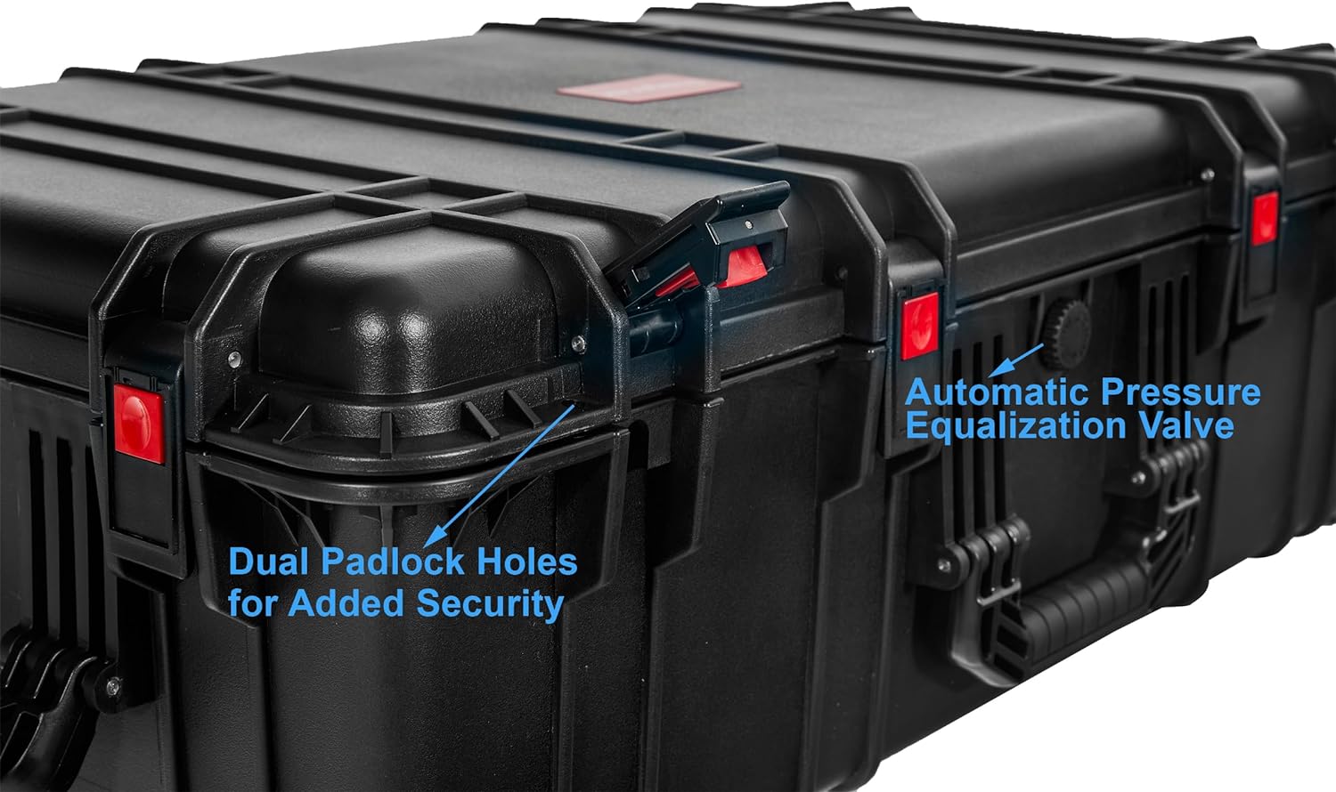 Regetek Waterproof Roller Hard Case 35"x 20.5"x 12", Equipment Case with Foam/Wheels for Camera, Tool, Electronics Gear, Instrument,IP67 Waterproof & Crushproof, Lockable, Transport Rolling Case